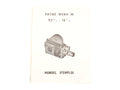 Pathe Webo M 9,5 m/m - 16 m/m Instruction Manual - Accessory