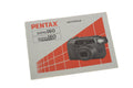 Pentax Espio 160/160 Quartz Date Instructions - Accessory