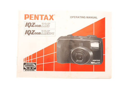 Pentax IQZoom115/IQZoom115 Date Instructions - Accessory