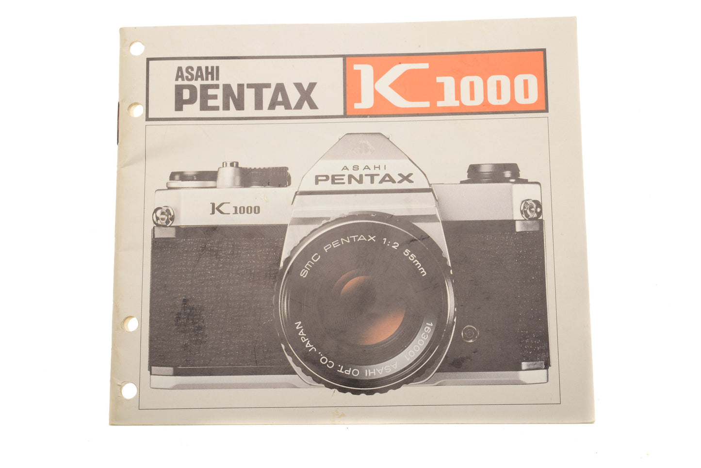 Pentax K1000 Instructions
