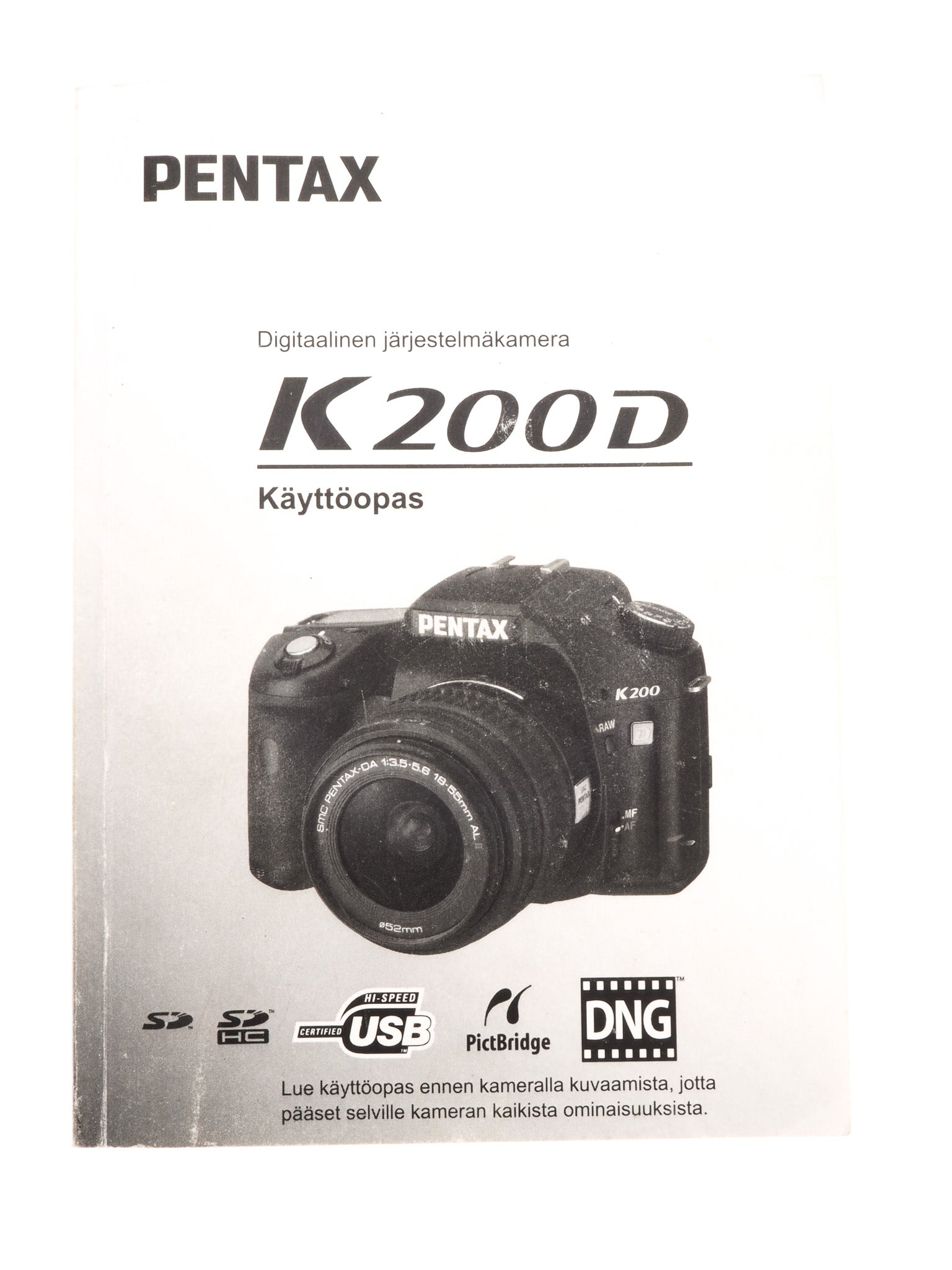Pentax K200D Instructions - Accessory