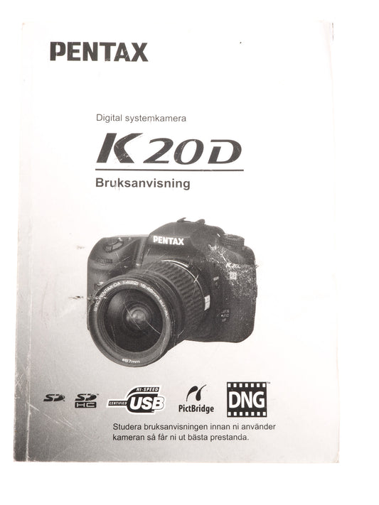 Pentax K20D Instructions - Accessory