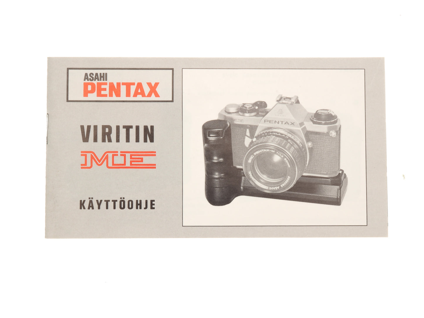 Pentax Winder ME Instructions - Accessory