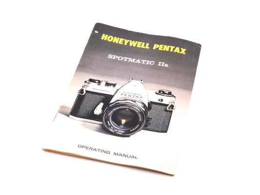 Pentax Spotmatic IIa Instructions - Accessory