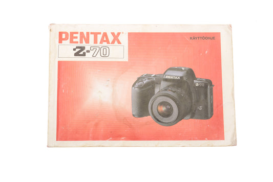 Pentax Z-70 Instructions - Accessory