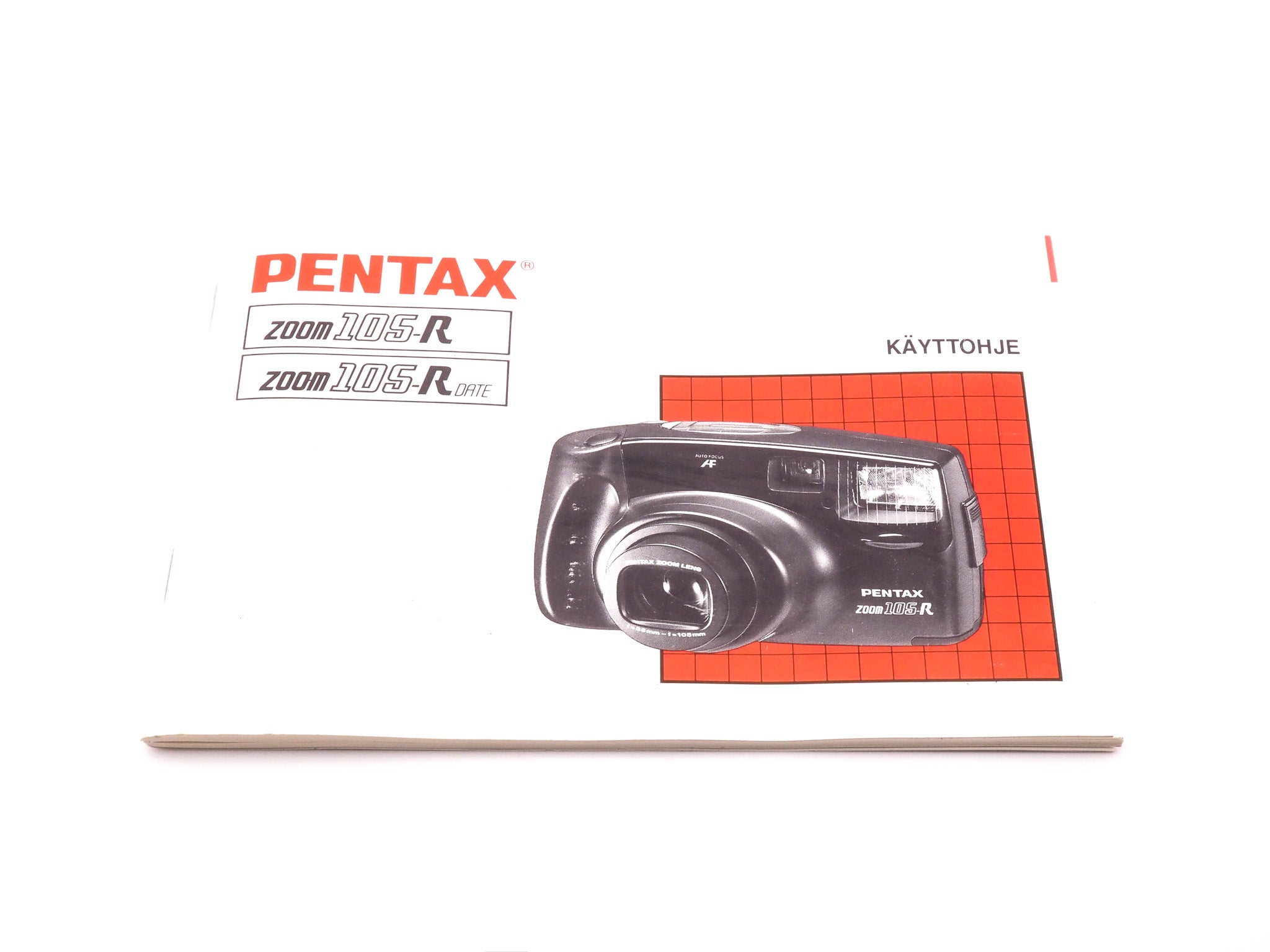 Pentax Zoom 105-R/105-R Date Instructions - Accessory