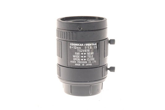 Pentax 6-12mm f1.6 Cosmicar CS - Lens