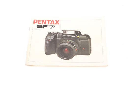 Pentax SF7 Instructions - Accessory