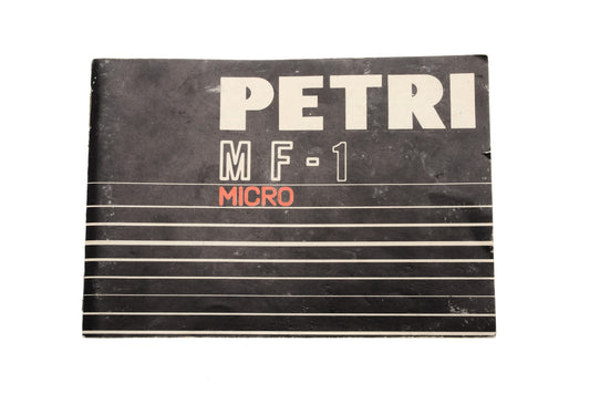 Petri M F-1 Micro Insturctions - Accessory