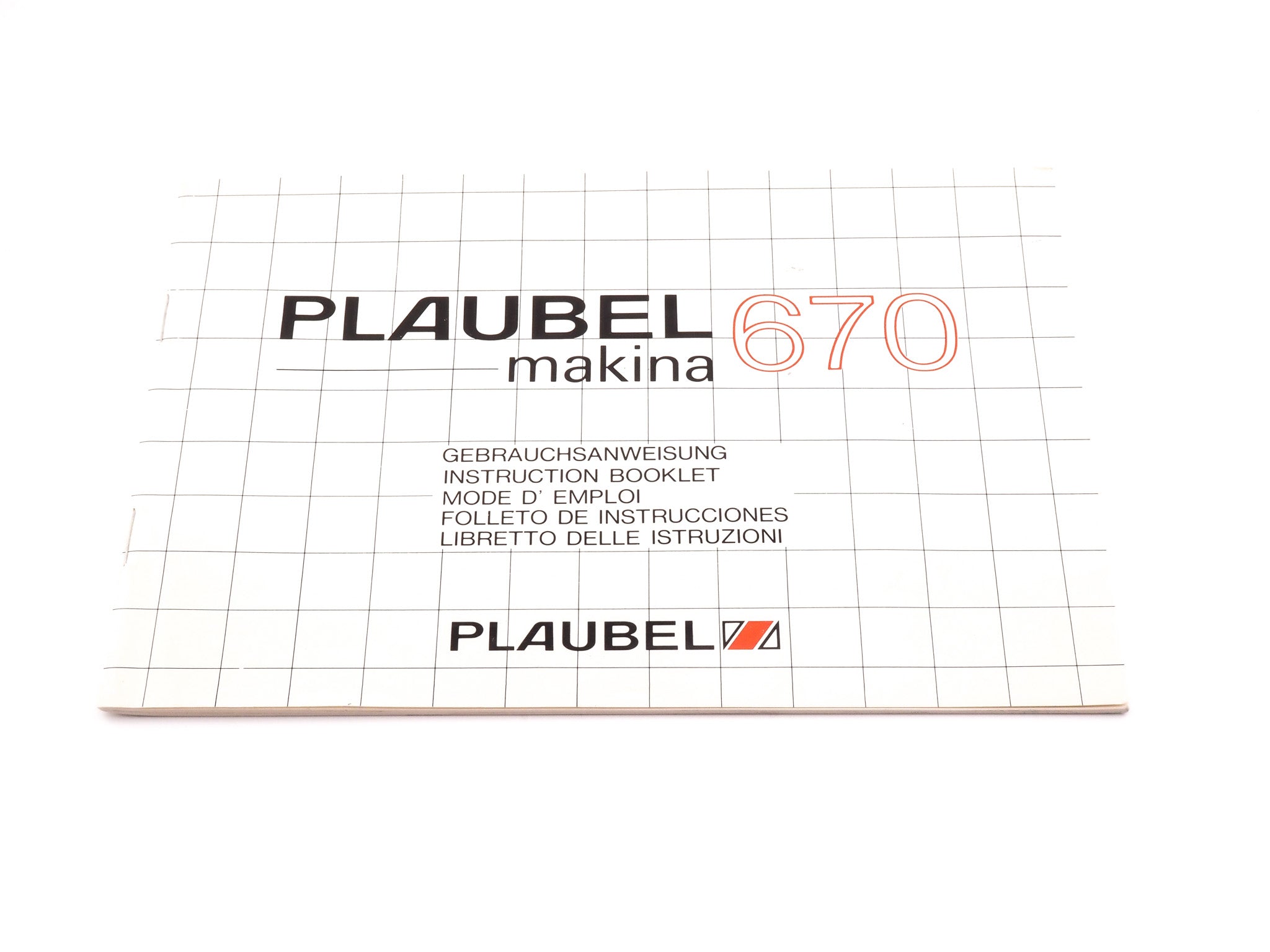 Plaubel Makina 670 Instructions - Accessory