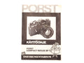 Porst Compact Reflex SP Instructions - Accessory