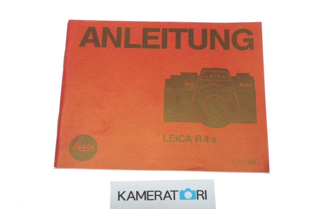 Leica R4s Anleitug