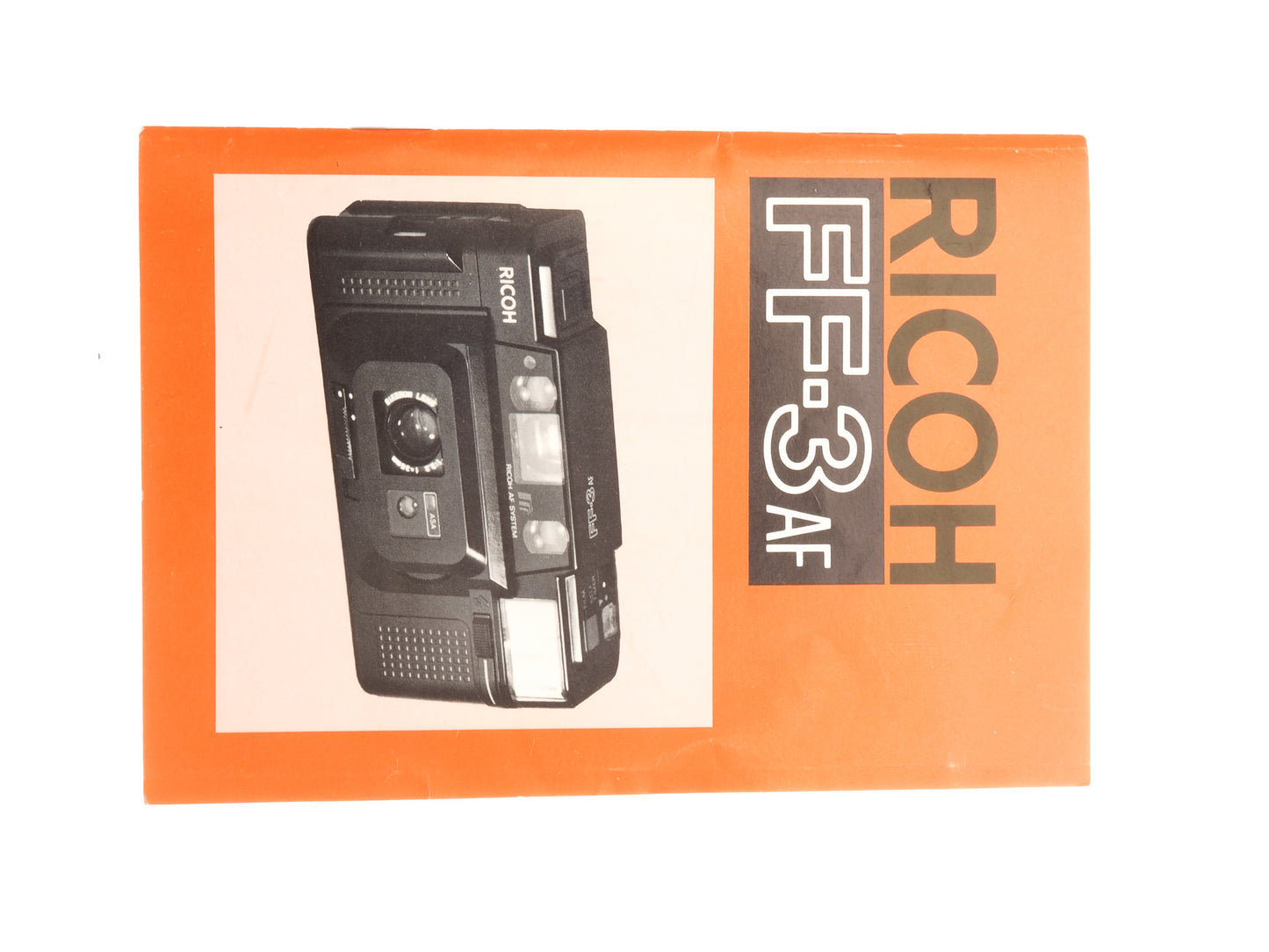 Ricoh FF-3 AF Instructions - Accessory