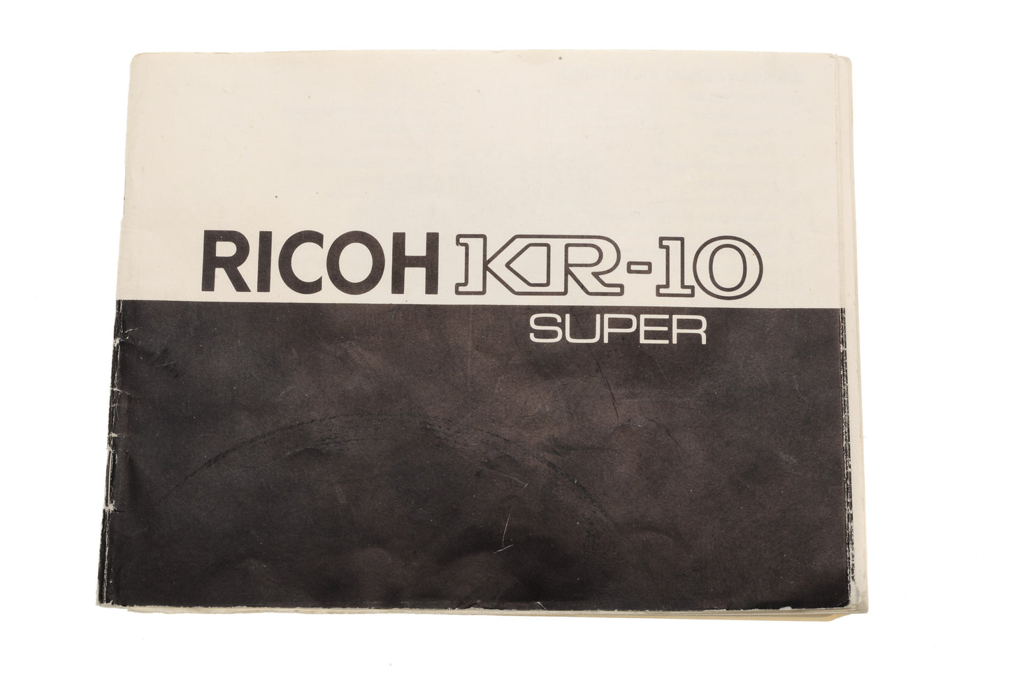 Ricoh KR-10 Super Instructions - Accessory