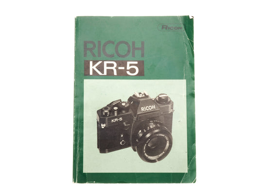 Ricoh KR-5 Instructions