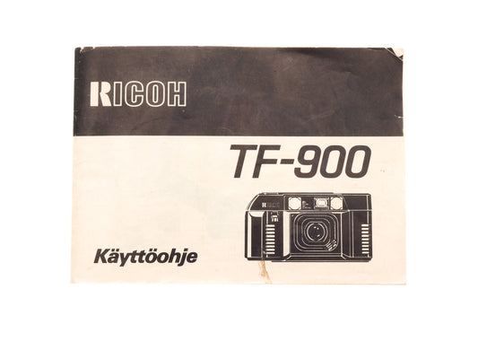 Ricoh TF-900 Instructions - Accessory