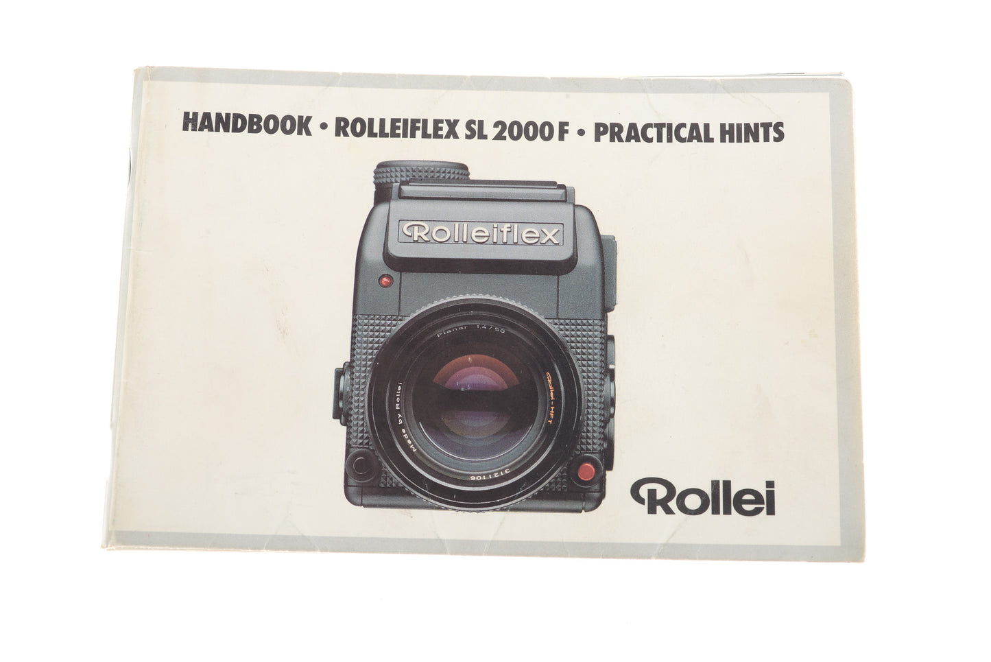 Rollei Rolleiflex SL 2000 F Manual - Accessory