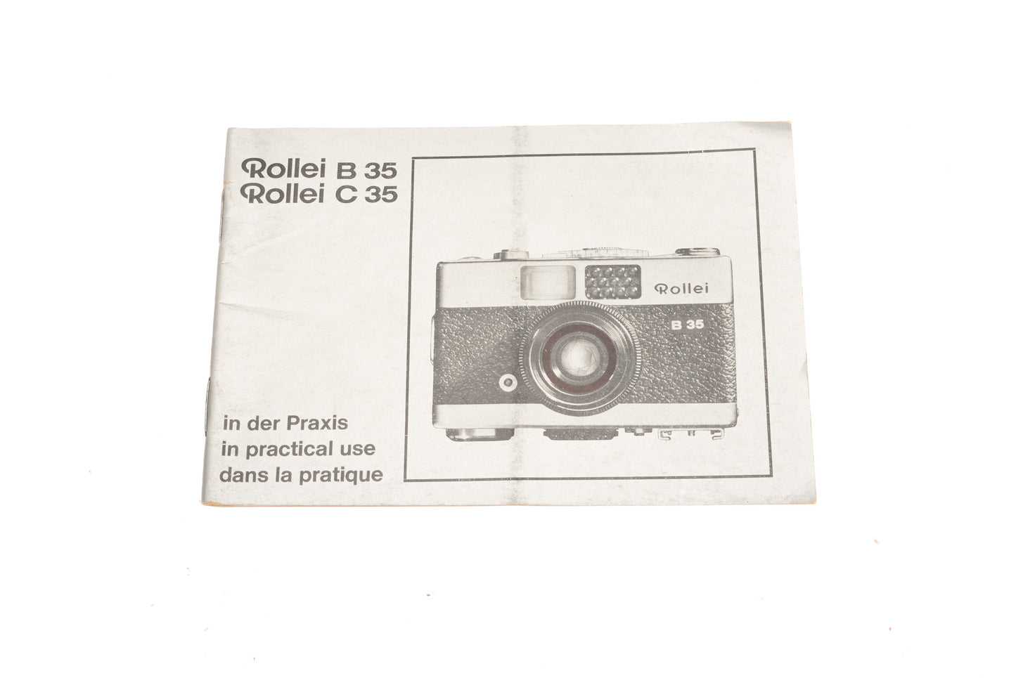 Rollei B 35/C 35 Instructions - Accessory