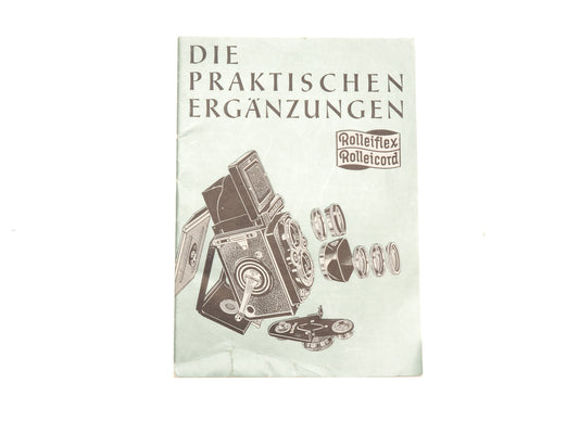 Rollei Rolleiflex/Rolleicord Practical Additions Instructions - Accessory