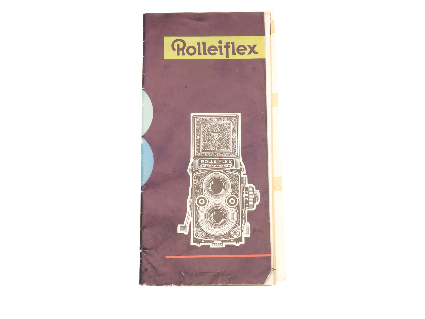 Rollei Rolleiflex 6x6 Instructions - Accessory