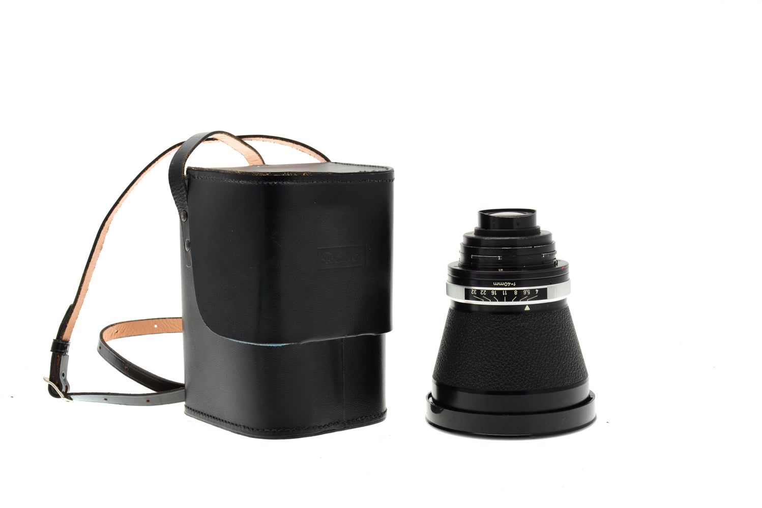 Rollei 40mm f4 Distagon - Lens