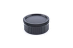 A durable black plastic cap set for protecting your camera body interiors and the back of your lens. Leica M mount.