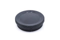A durable black plastic cap set for protecting your camera body interiors and the back of your lens. Nikon Z mount.