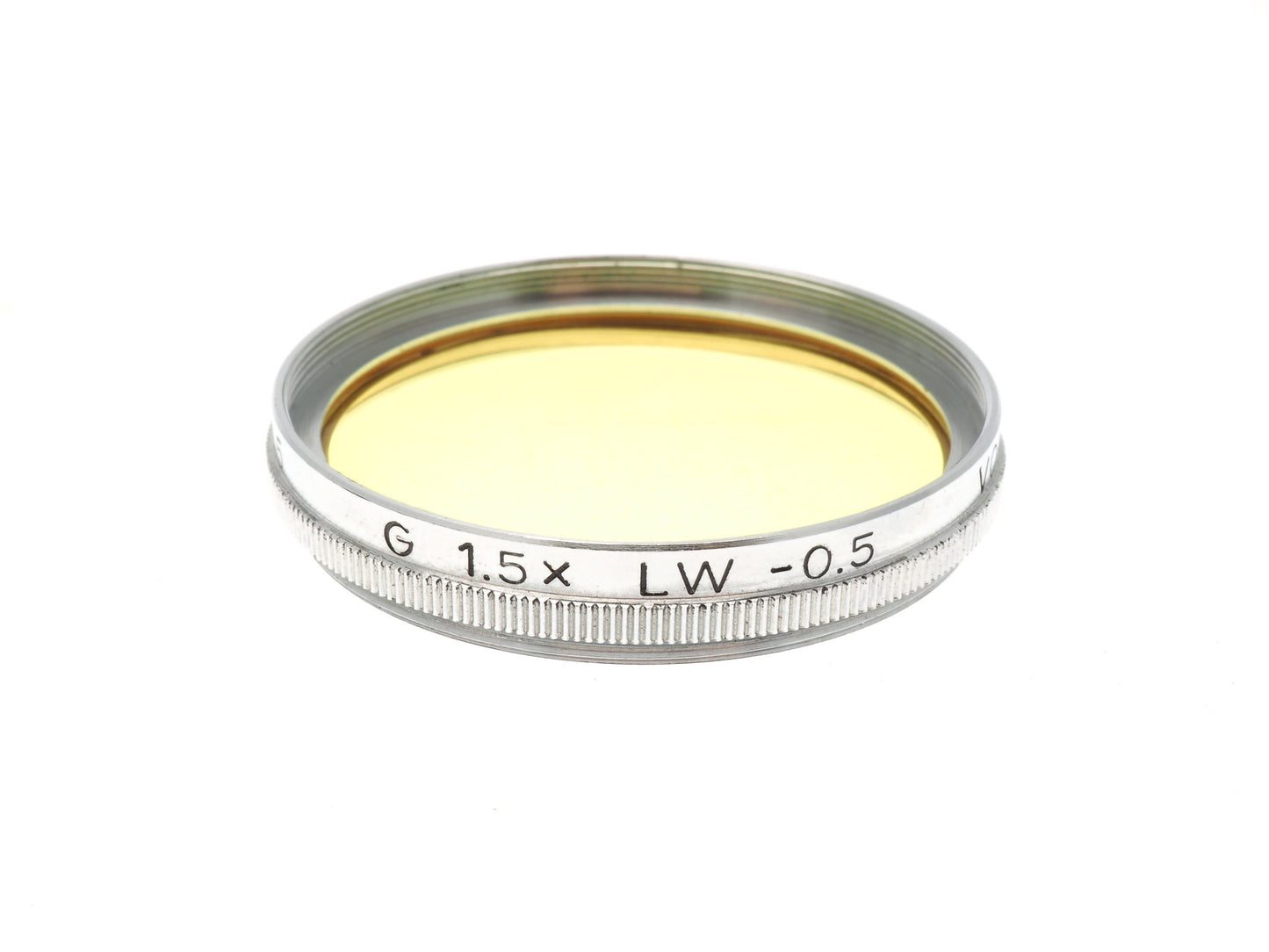 Voigtländer 40.5mm 301/32 AR G 1.5x LW -0.5 Yellow Filter - Accessory