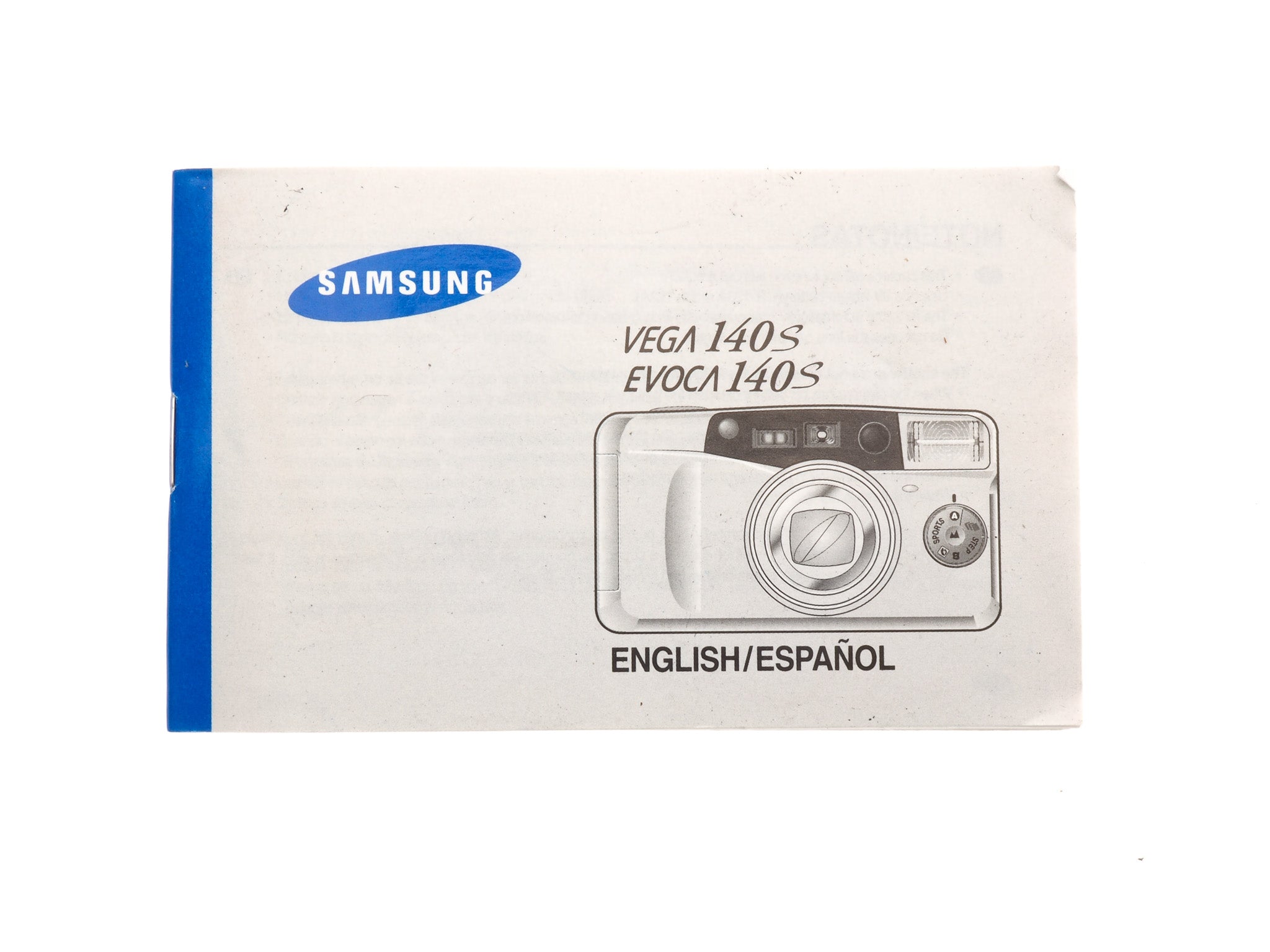 Samsung Vega 140S / Evoca 140S Instructions