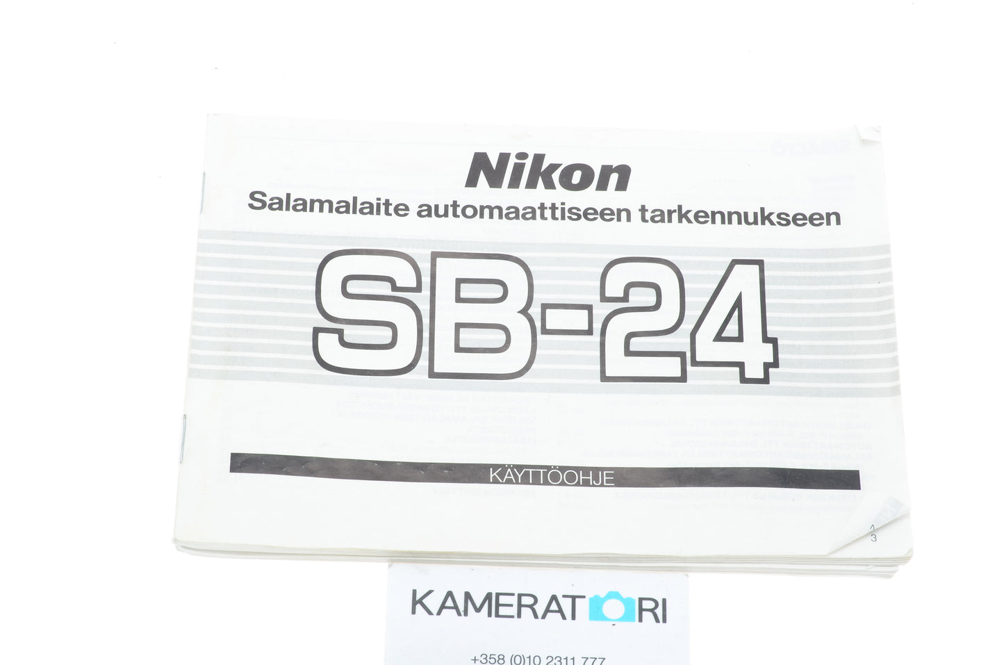 Nikon SB-24 Käyttöohje