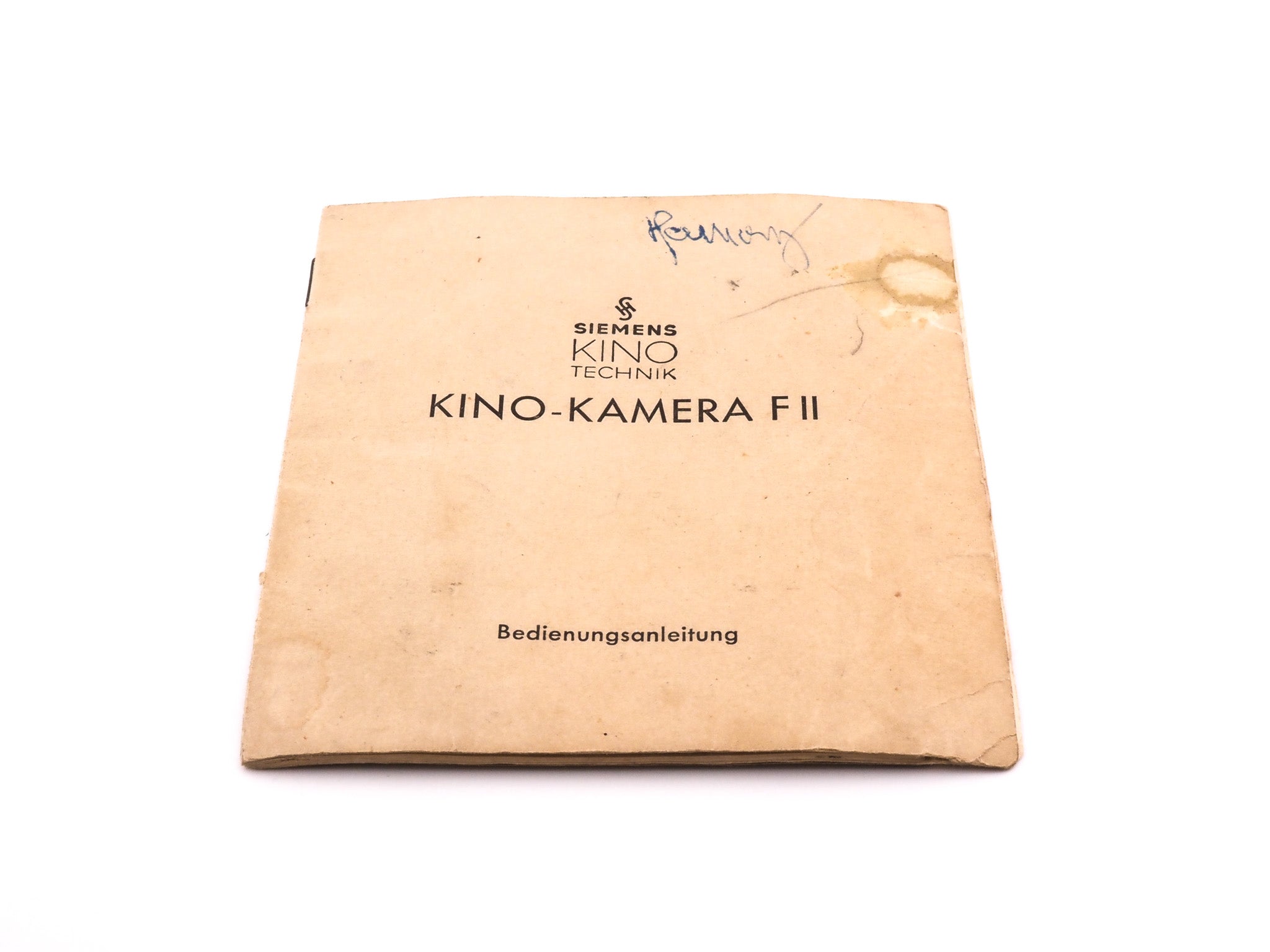 Siemens Kino Kamera F II Instructions - Accessory