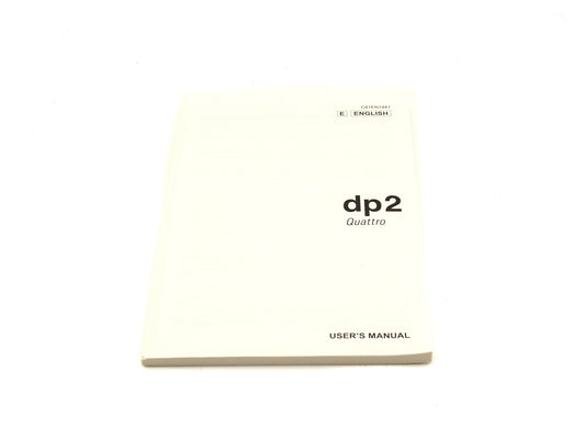 Sigma Dp2 Quattro Instructions - Accessory