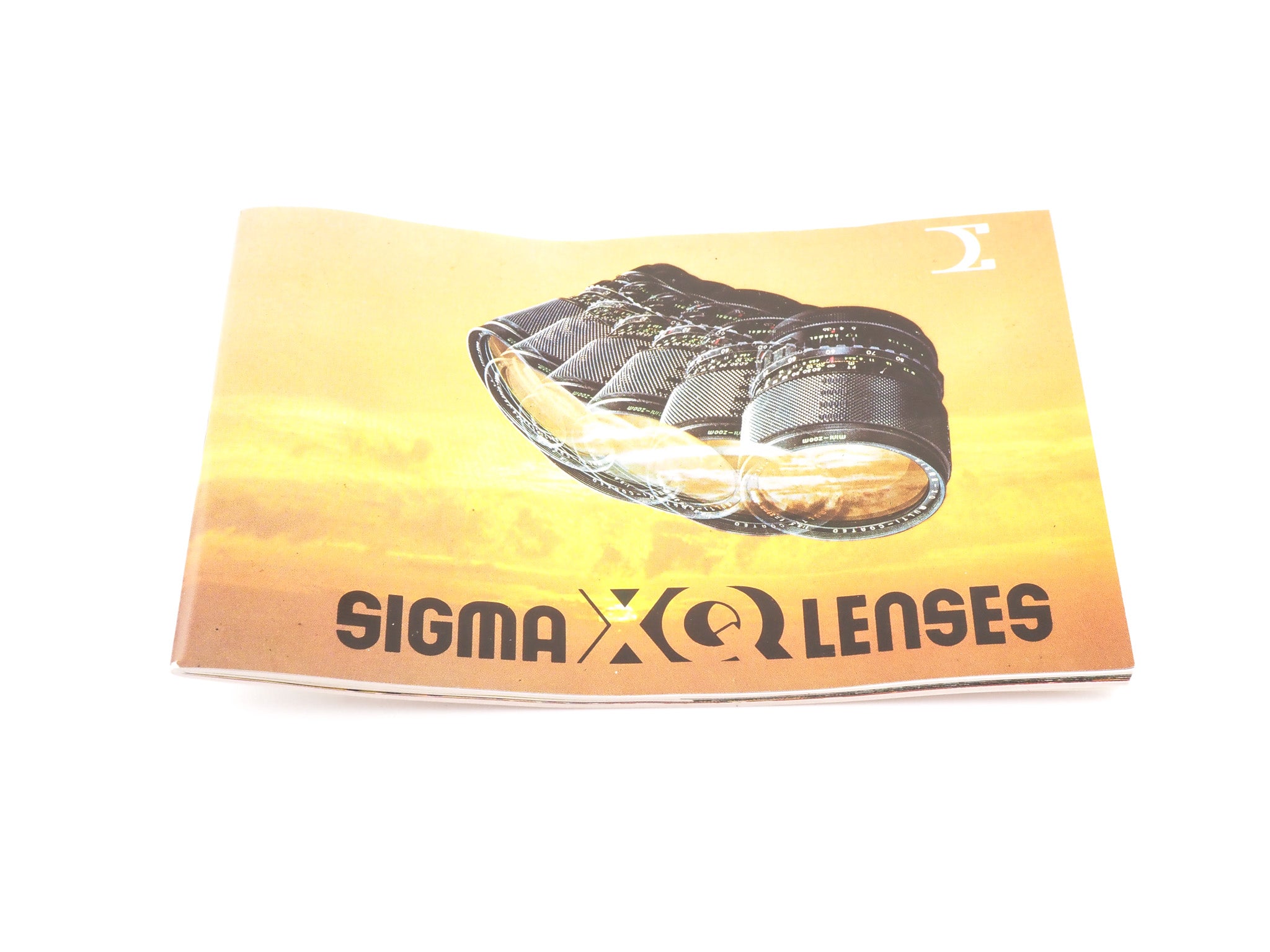 Sigma XQ Lenses Instructions - Accessory
