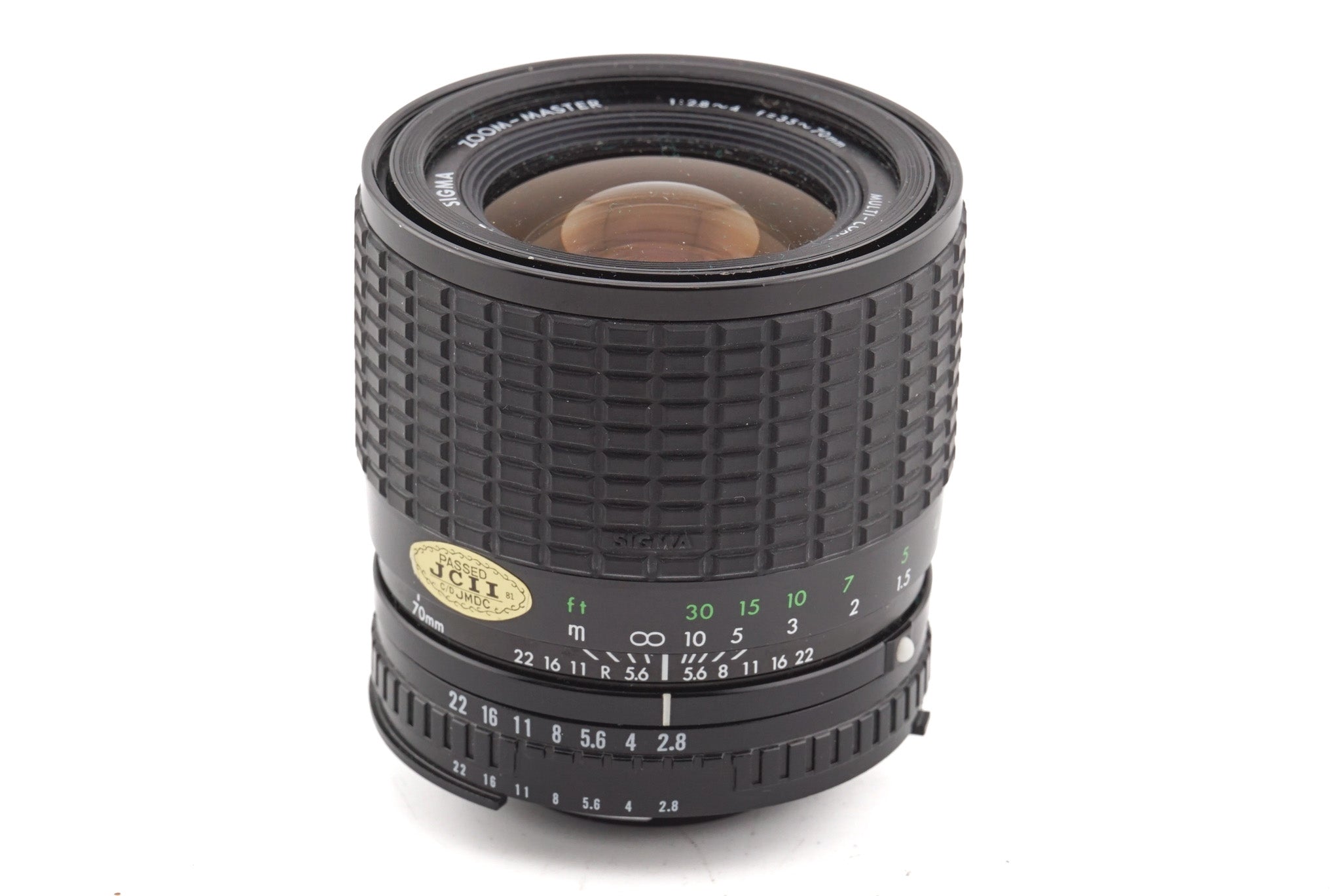 Sigma 35-70mm f2.8-4 Multi-Coated Zoom-Master - Lens