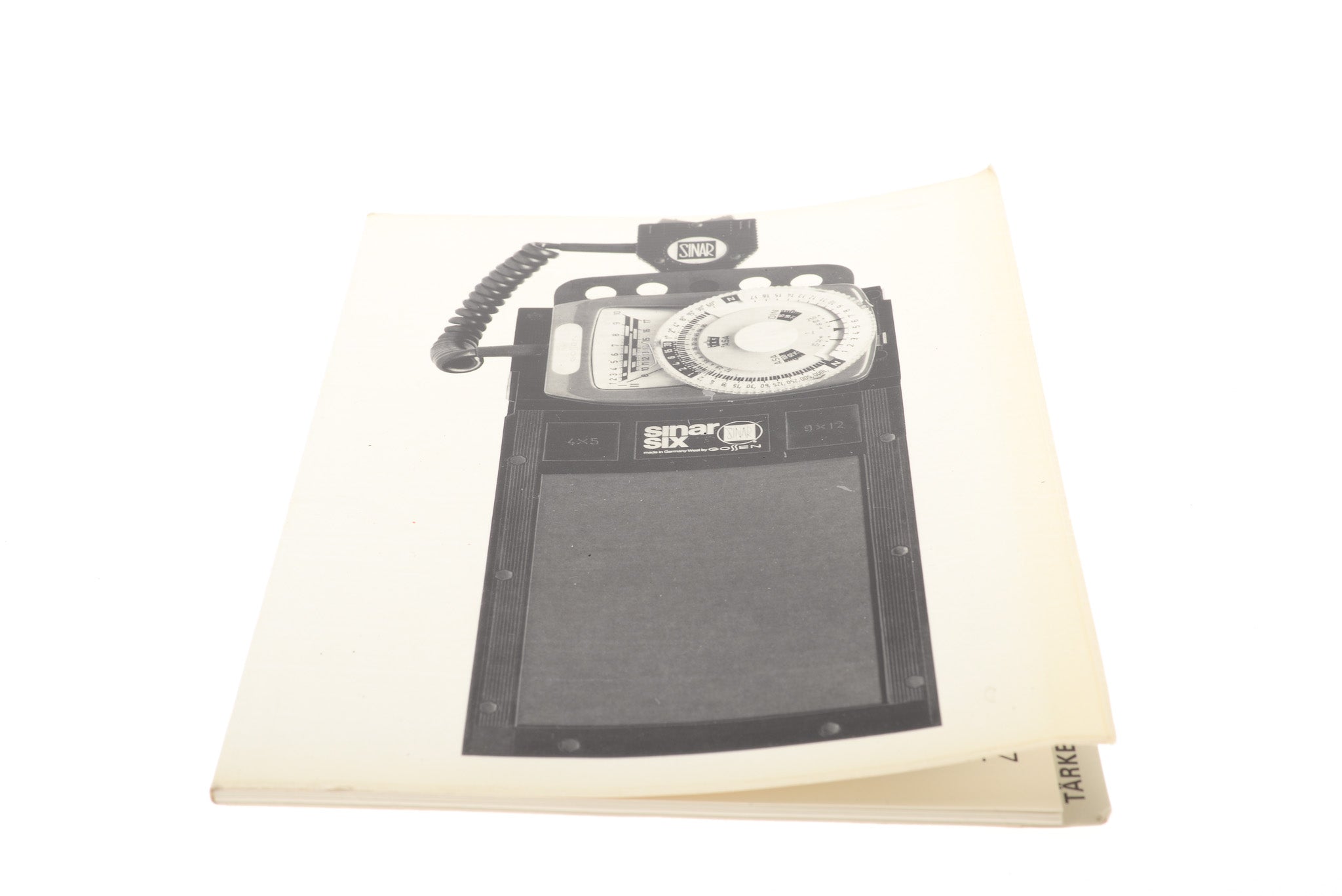 Sinar Gossen Sinarsix Instructions - Accessory