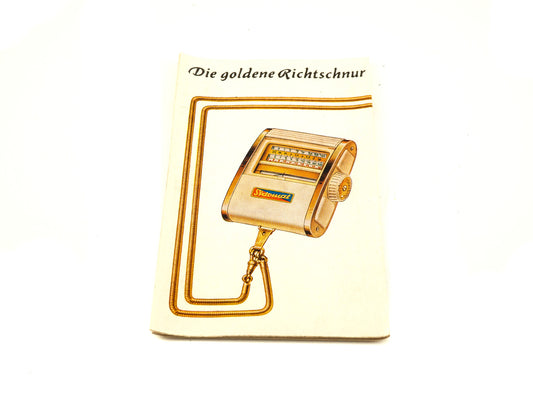 Gossen Sixtomat Light Meter Instructions - Accessory