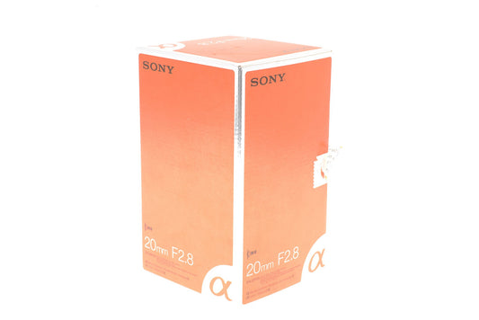 Sony 20mm f2.8 AF - Lens