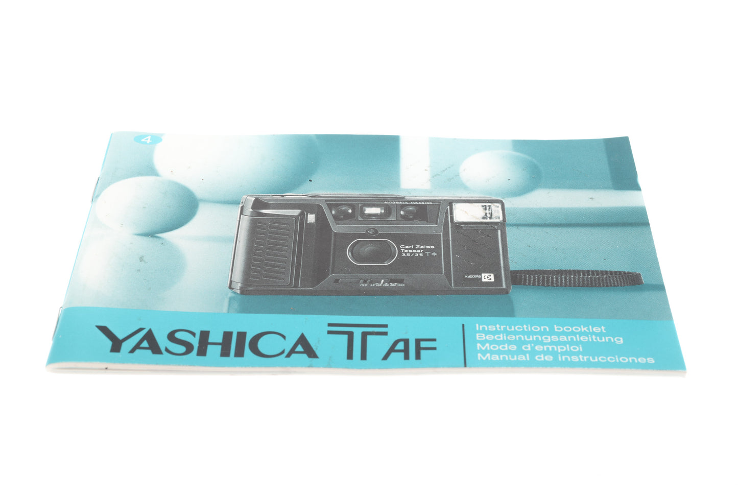 Yashica T AF Instruction Booklet