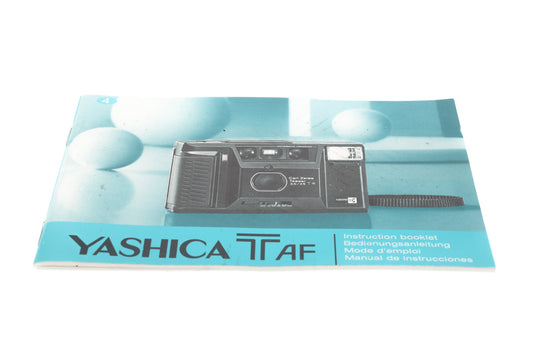 Yashica T AF Instructions - Accessory