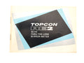 Topcon RE2 Instructions - Accessory