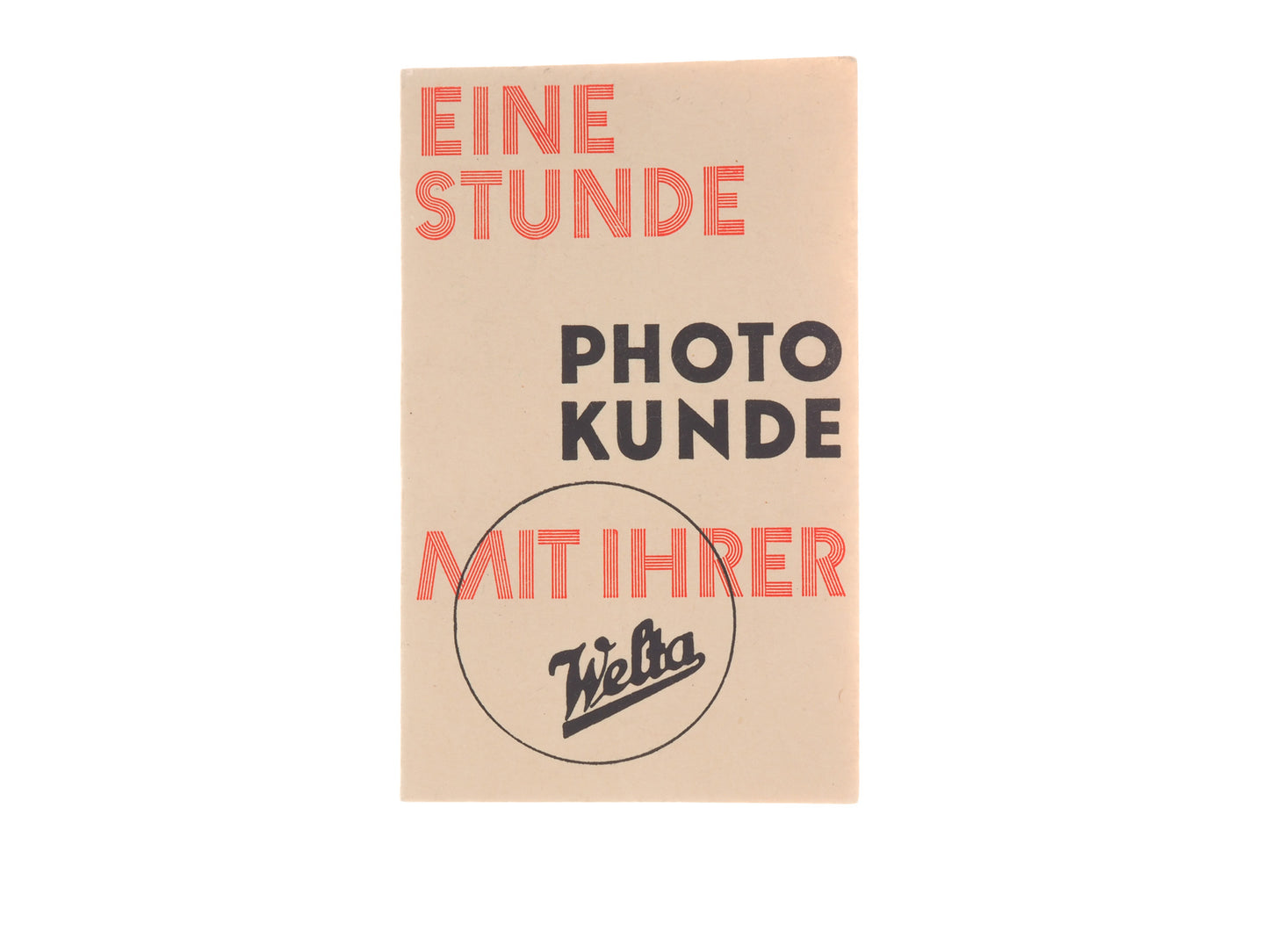 Welta Phtography Session Booklet - Accessory