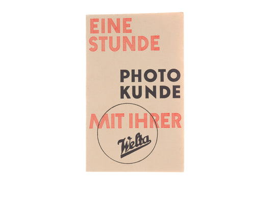 Welta Phtography Session Booklet - Accessory