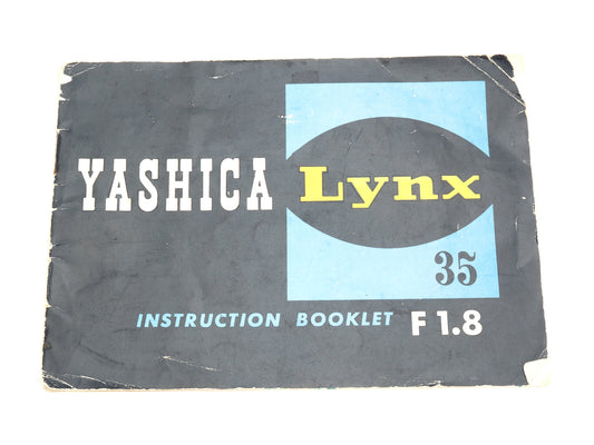 Yashica Lynx 35 Instruction Booklet - Accessory