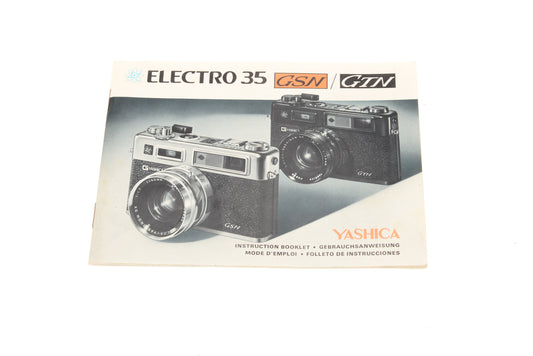 Yashica Electro 35 GSN/GTN Instructions - Accessory