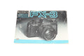 Yashica FX-3 Instructions - Accessory