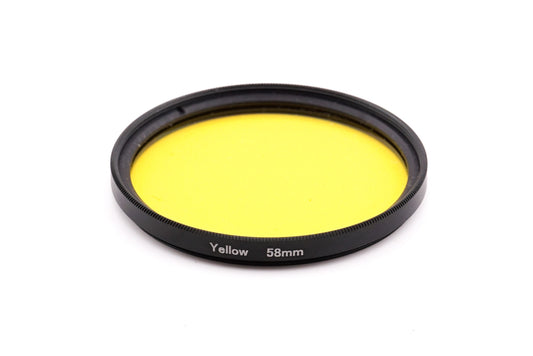 Generic 58mm Yellow Filter - Accessory