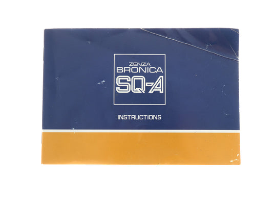 Zenza Bronica SQ-A Instructions - Accessory
