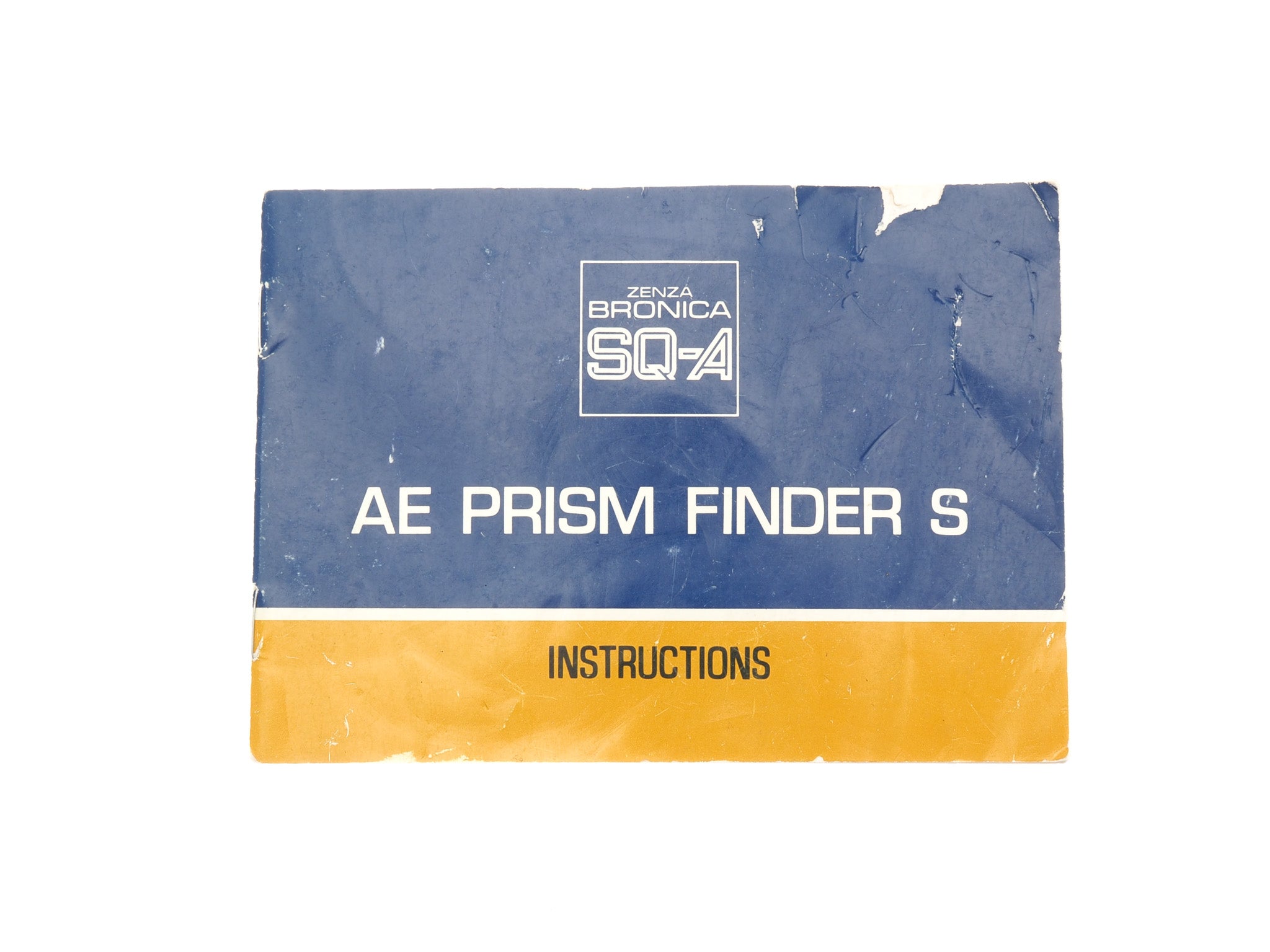 Zenza Bronica SQ-A M Instructions - Accessory